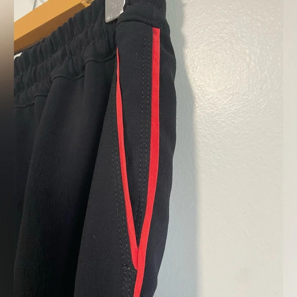 Aritzia  Wilfred Buffon Black Jogger Pants With Side Red Stripes - XS - Picture 6 of 9